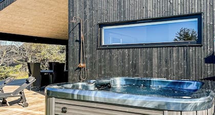 Lovely home in Saltum with sauna