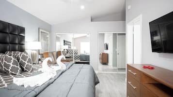3 bedrooms, iron/ironing board, travel crib, WiFi