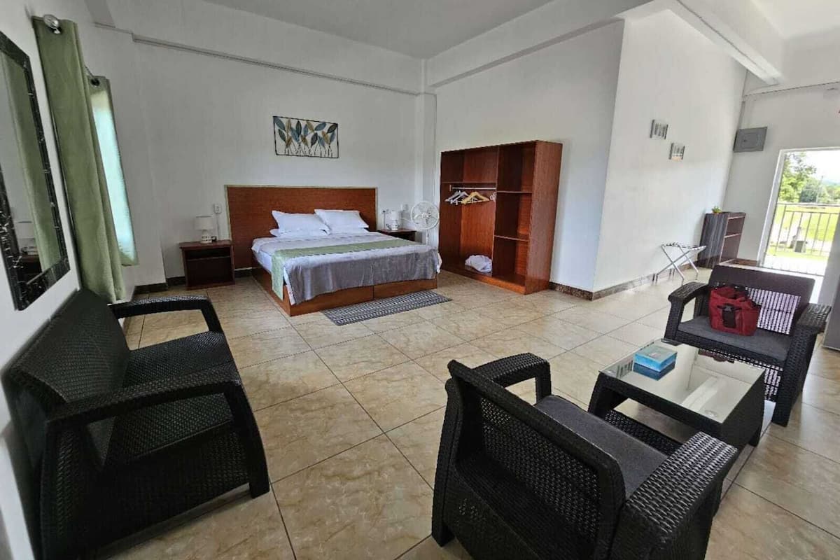 Comfort Studio Suite, City View | In-room safe, desk, laptop workspace, iron/ironing board
