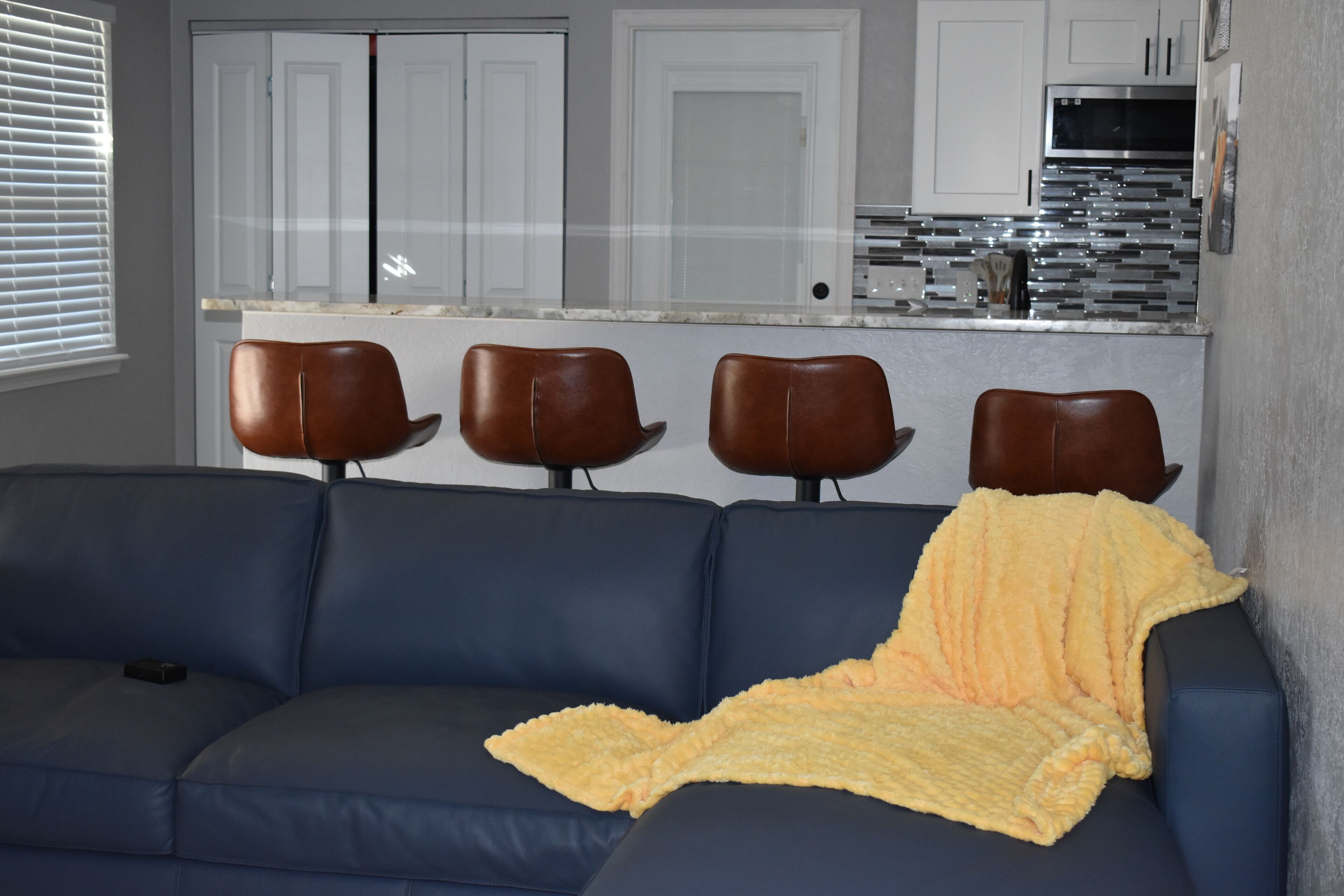 Smart TV, fireplace, printers