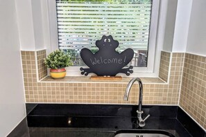 Hårføner, håndklær, såpe og toalettpapir