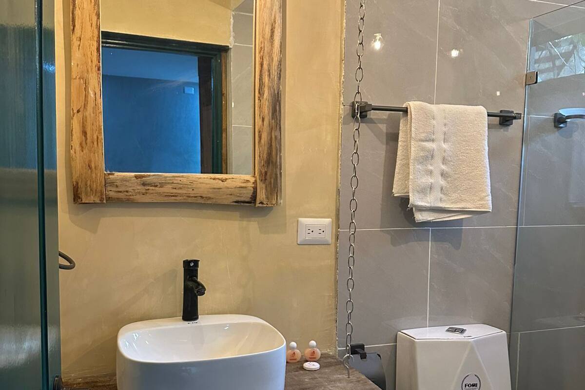 Basic Triple Room | Bathroom | Shower, towels