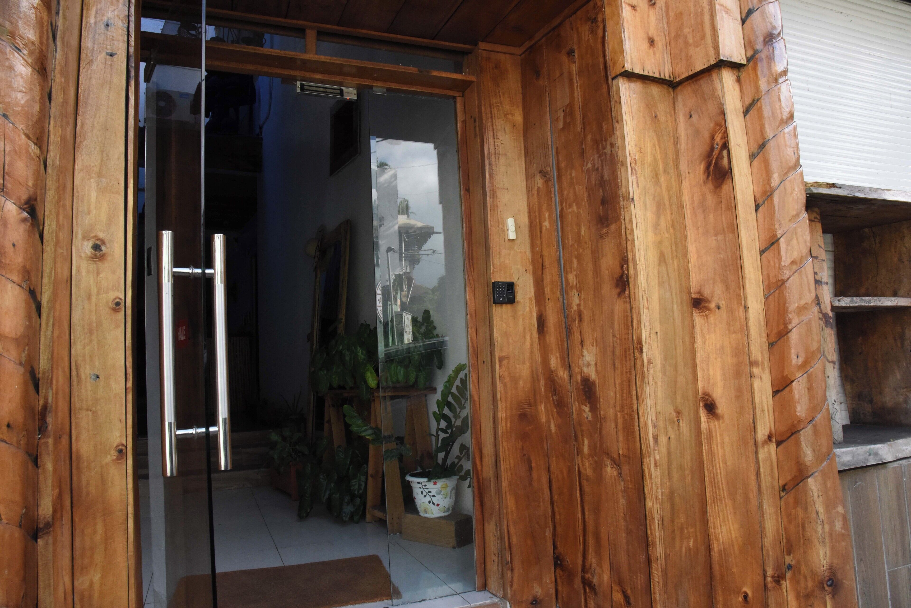 Voorkant van accommodatie