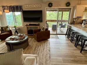 スマートテレビ、暖炉