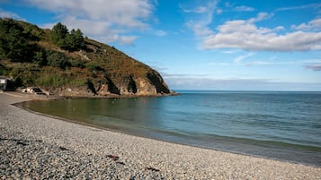 Vlak bij het strand
