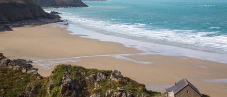 بالقرب من الشاطئ