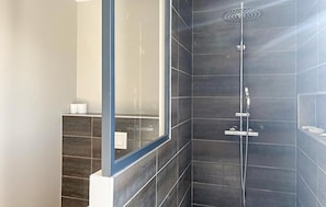 Shower, hair dryer