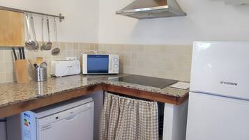 KĂŒhlschrank, Mikrowelle, Herdplatte, GeschirrspĂŒler