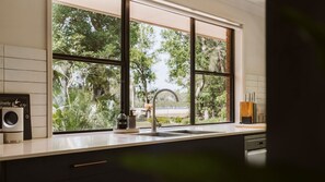 Fridge, microwave, oven, stovetop - Shady Acres - Waterfront Escape (Narrawallee)