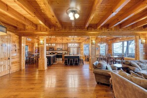 Interior - 100 Guests Blackthorn: Sister Smokies Homes Luxury Mountain Retreat (Sevierville)