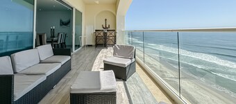 Ocean Views-Mar y Sol Condo-Beach Access-Rosarito