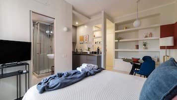 1 chambre, fer et planche Ă repasser, Wi-Fi, draps fournis