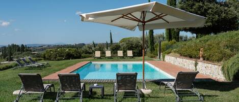 Una piscina riscaldata