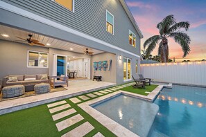 Una piscina climatizada