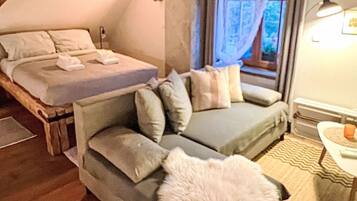 TV, fireplace, DVD player