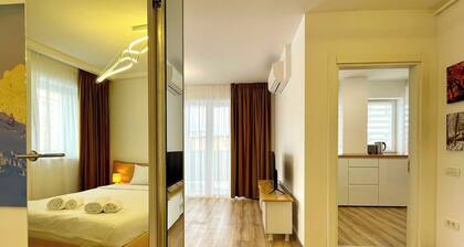 Carpatilor Urban Escape Studio - Free Parking and AC