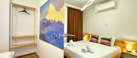 1 bedroom, iron/ironing board, free WiFi, bed sheets