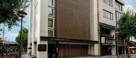 Façade de l’hébergement