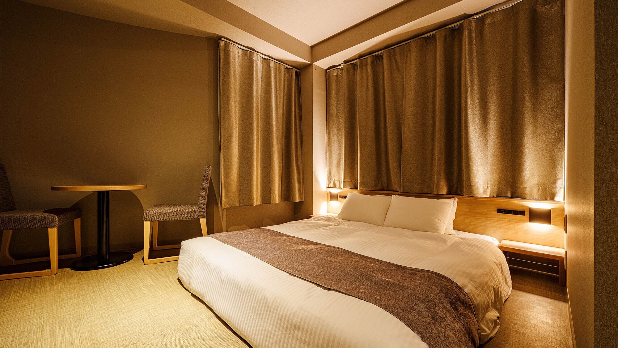 Down duvets, blackout curtains, soundproofing, iron/ironing board