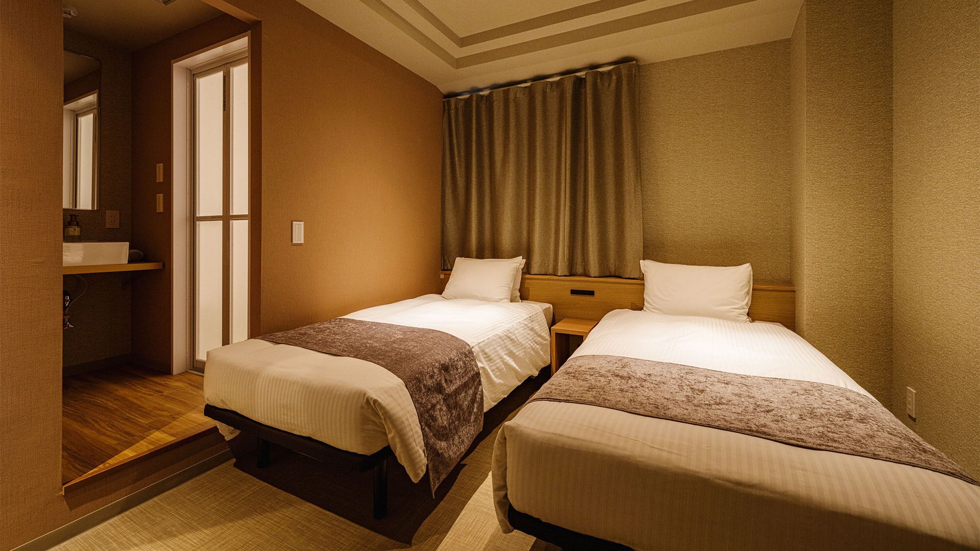Down duvets, blackout curtains, soundproofing, iron/ironing board