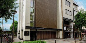 Voorkant van accommodatie