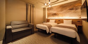 Couette en duvet d'oie, rideaux occultants, chambres insonorisées