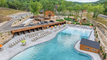 Indoor pool, outdoor pool