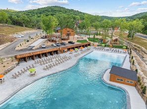 Indoor pool, outdoor pool