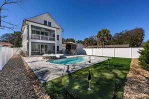 Pool - Luxury 5BD Beach Home-Heart of NMB-Private Pool-Walk 2 Bch (North Myrtle Beach)