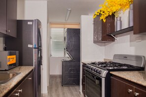 Réfrigérateur, micro-ondes, four, cafetière/bouilloire