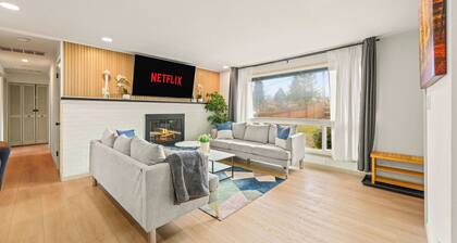 Spacious 4-bedroom house in nice SeaTac with WiFi