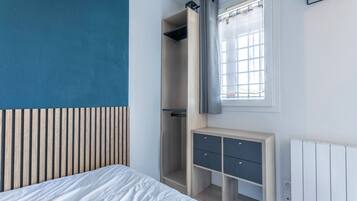 1 dormitorio, tabla de planchar con plancha, wifi gratis