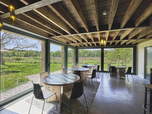 Beautiful sustainable group home in the woods