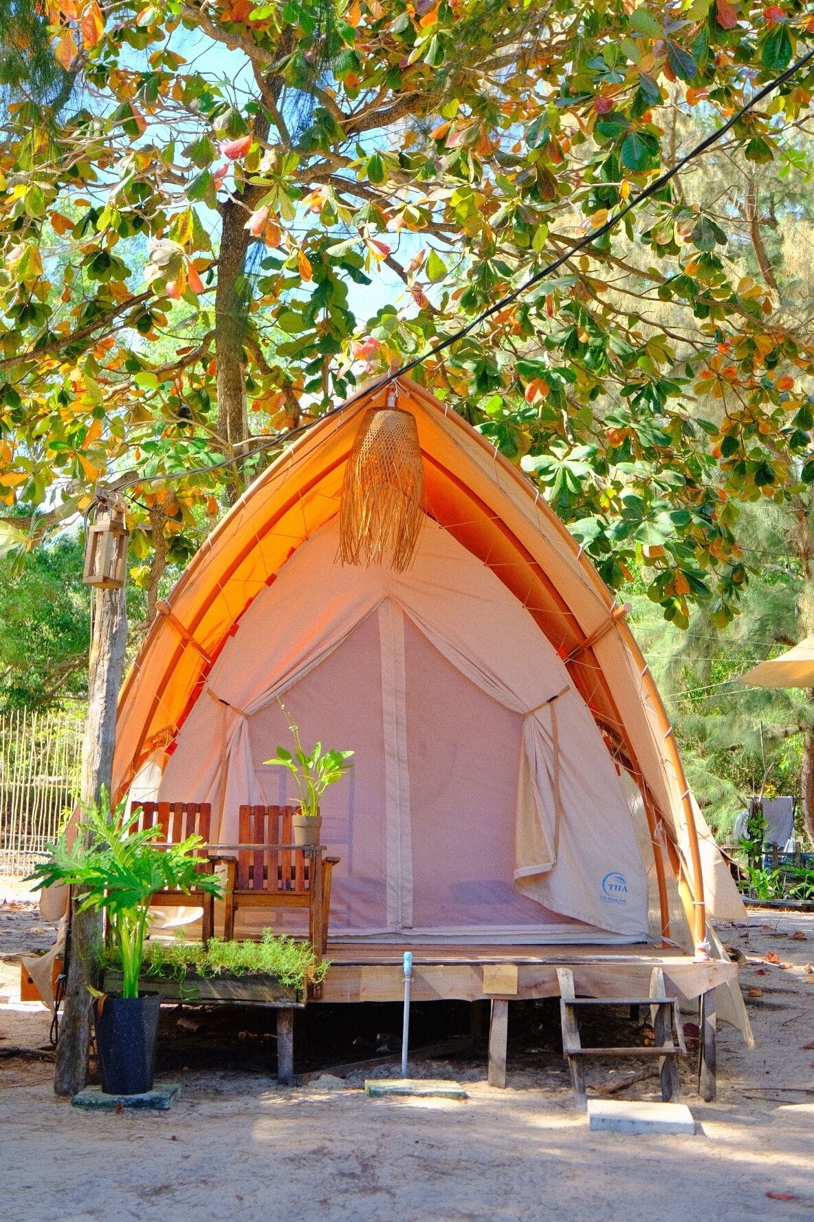 Deluxe-telt | 1 soveværelse, allergivenligt sengetøj, individuelt design, sengetøj