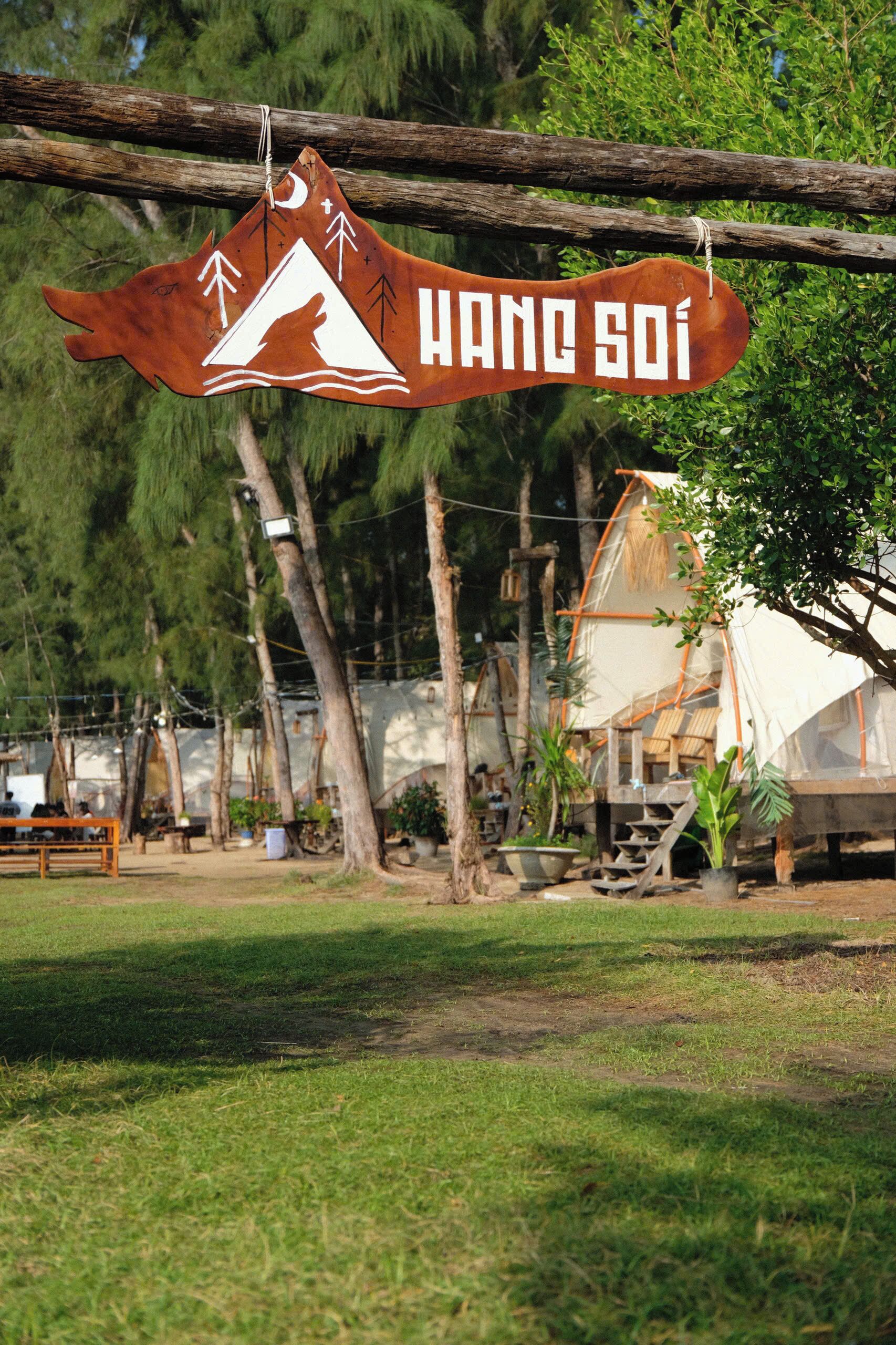 Overnatningsstedets facade