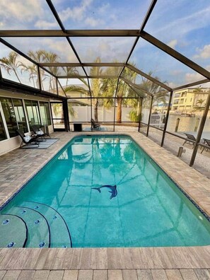 Pool - Luxury Oceanfront 3BR with Pool, Dock & Boat Lift (Cortez)