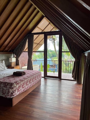 Kamar Double Panorama, pemandangan lembah | Seprai katun Mesir, seprai premium, dan selimut bulu angsa