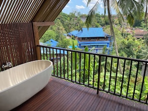 Kamar Double Panorama, pemandangan lembah | Teras/patio