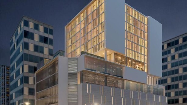 A modern multi-story building with large windows and a flat roof. - The Mark Hotel  (Manama)