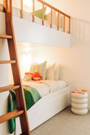 4 bedrooms, iron/ironing board, travel crib, WiFi