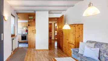 Fernseher, DVD-Player, Stereoanlage