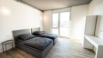 1 Schlafzimmer, kostenloses WLAN, Bettwäsche, Rollstuhlgeeignet