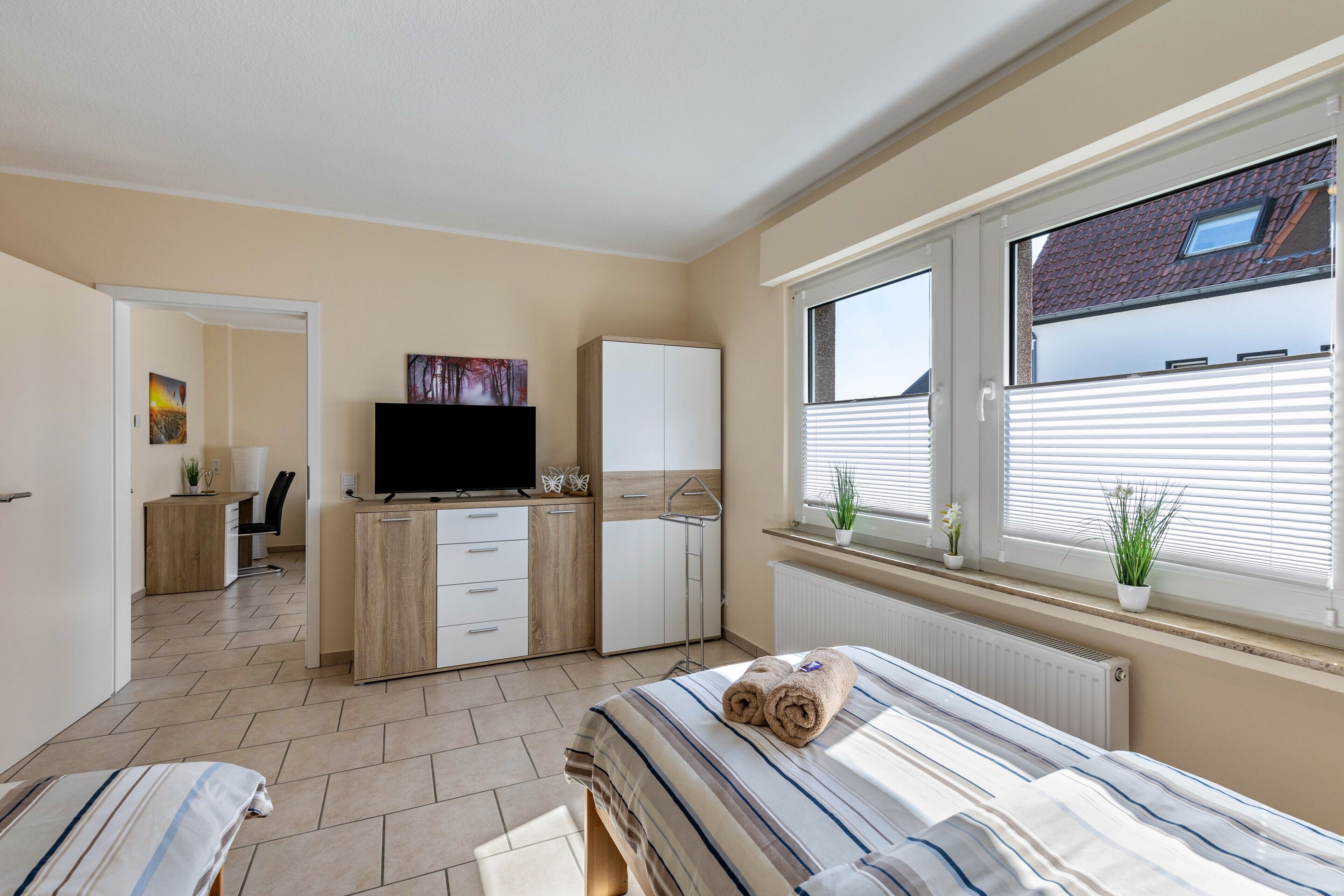 1 makuuhuone, silitysrauta/-lauta, ilmainen Wi-Fi, vuodevaatteet