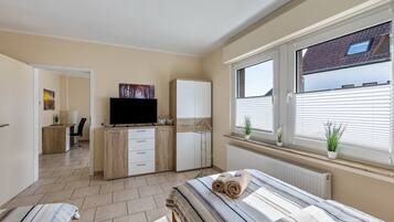 1 makuuhuone, silitysrauta/-lauta, ilmainen Wi-Fi, vuodevaatteet