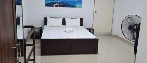 1 bedroom, iron/ironing board, Internet, bed sheets