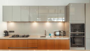 Villa, Patio | Private kitchen