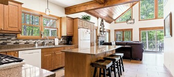 Impressive Dual Woods and Lake Homes That Sleep 32