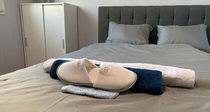 Chambre avec bureau et salle de bain prĂšs de Lille