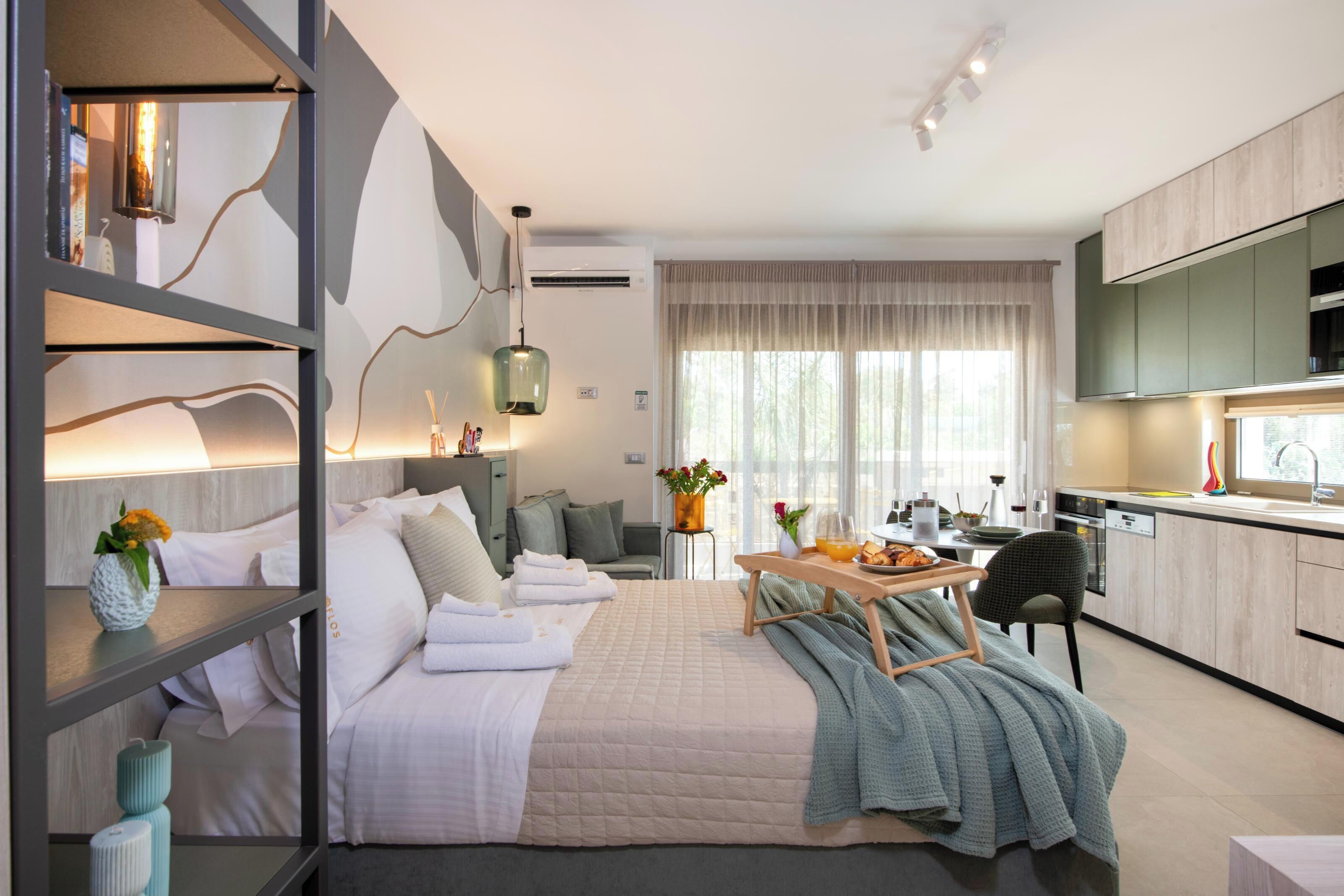 Classic Apartment | In-room safe, blackout drapes, soundproofing, iron/ironing board