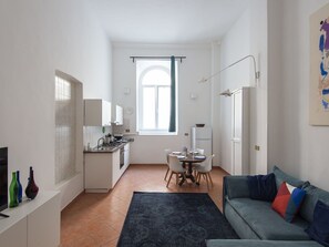 Living area - Cosy apartment for 6 people with WIFI, A/C (Rome)